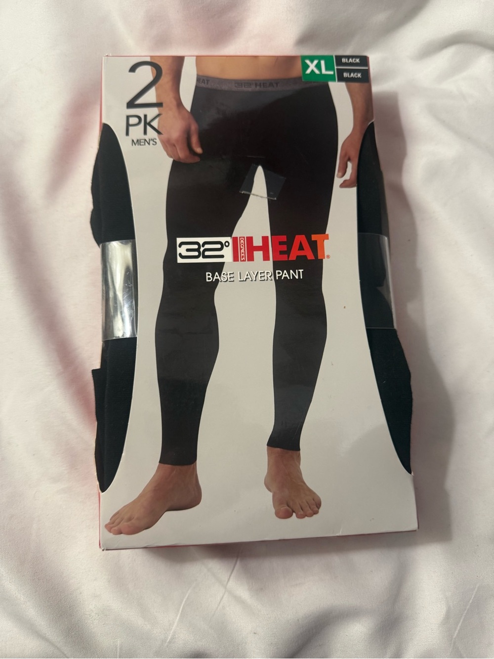 32 Degrees Men’s Heat Pants 2pk Size XL
